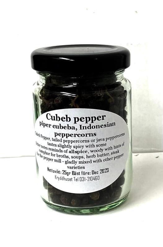 Cubeb pepper, piper cubeba, Indonesian peppercorns 50gr