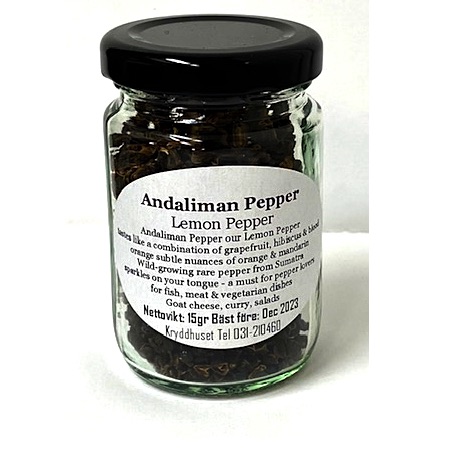 ​Andaliman Pepper - Lemon Pepper 15gr