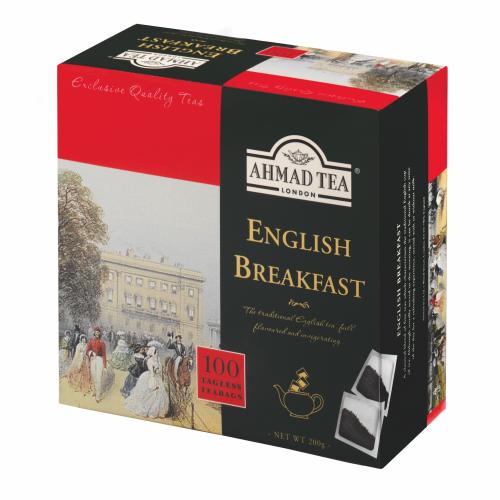 AHMAD TEA English Breakfast (100 tagless tepåsar)