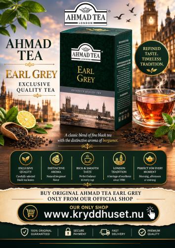 Ahmad Tea Earl Grey (lösvikt, 250g)