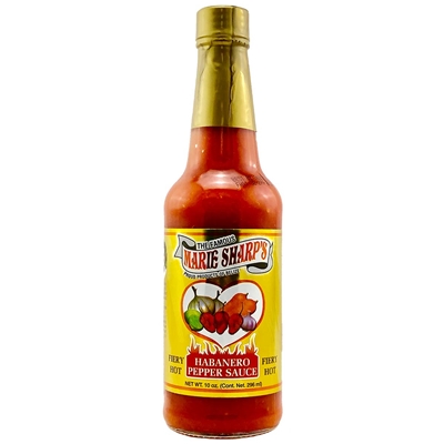 ​Marie Sharp's Fiery Hot Habanero Hot Sauce 10 fl.oz.