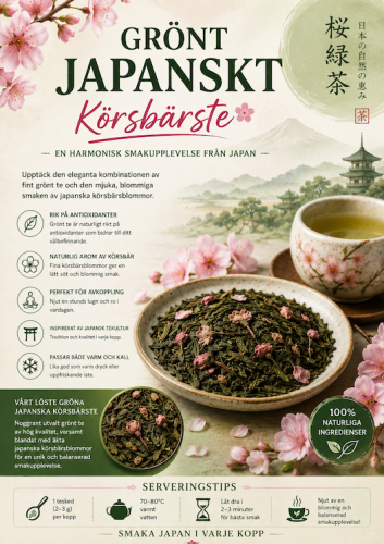 Grönt Japanskt Körsbärste 200g