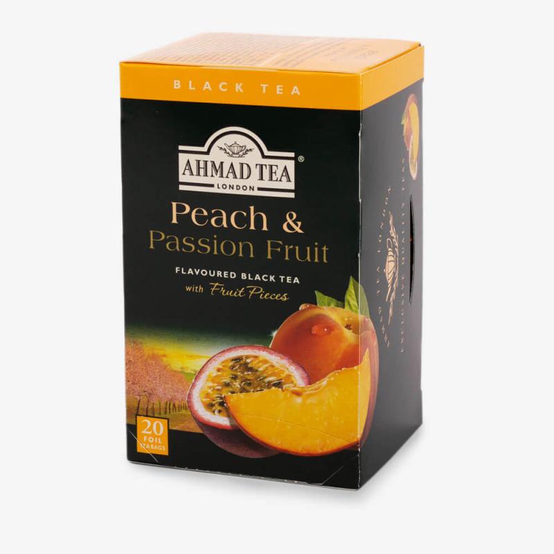 AHMAD TEA Peach & Passion Fruit (20 tepåsar)