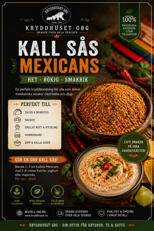 KALL SÅS MEXICANA 50gr