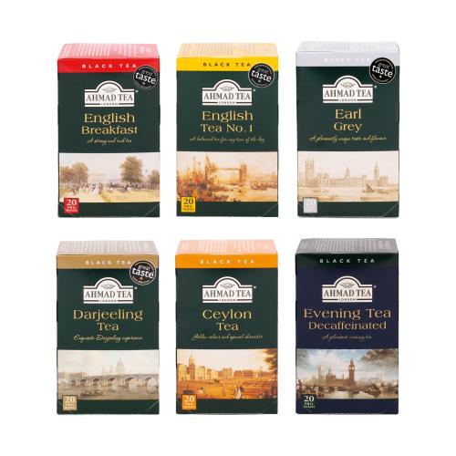 AHMAD TEA Afternoon Tea Bundle (6x20 inslagna tepåsar)