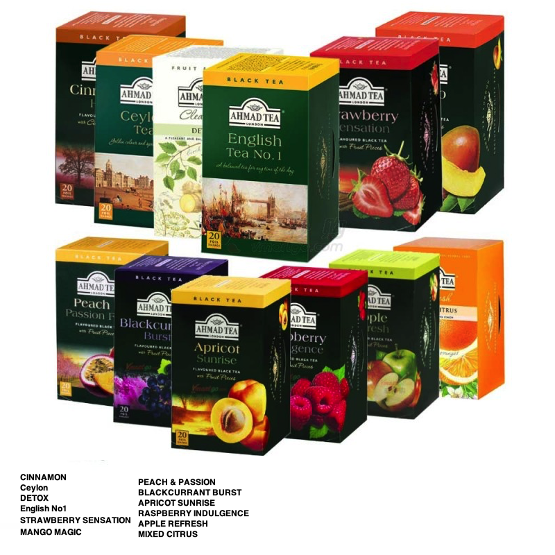 Ahmad Tea 20 Teabags Fruit Collection
