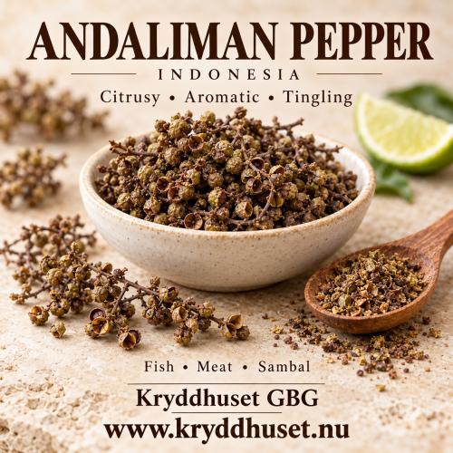 Andaliman Peppar,Indonesisk 25gr