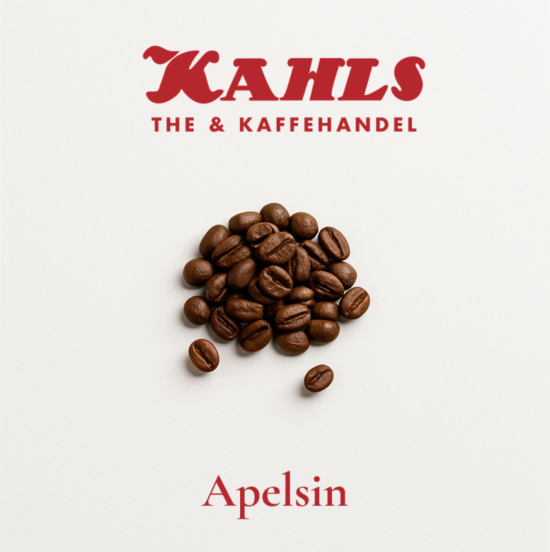 Apelsin - Smaksatt kaffe (hela bönor, 250g)
