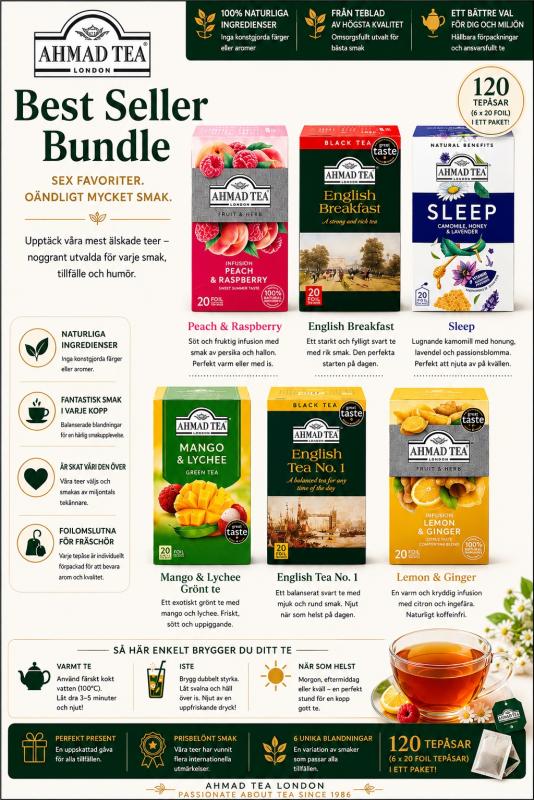Ahmad Tea Best Seller-paket