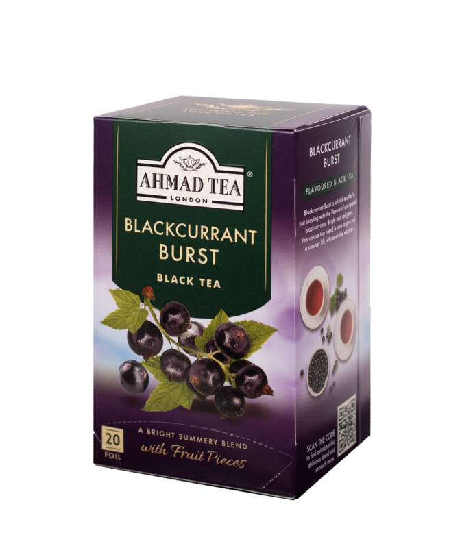 AHMAD TEA Blackcurrant Burst (20 tepåsar)