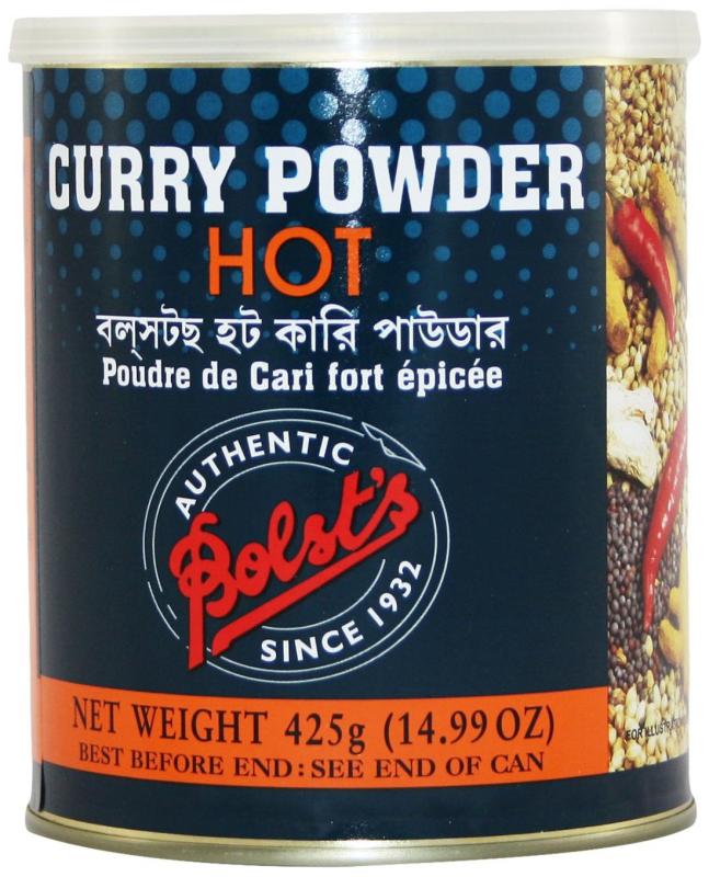Bolst's Curry Pulver Hot 425 g