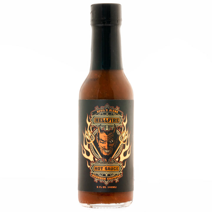 Hellfire Devil’s Blend Bourbon Chipotle Hot Sauce (148ml)