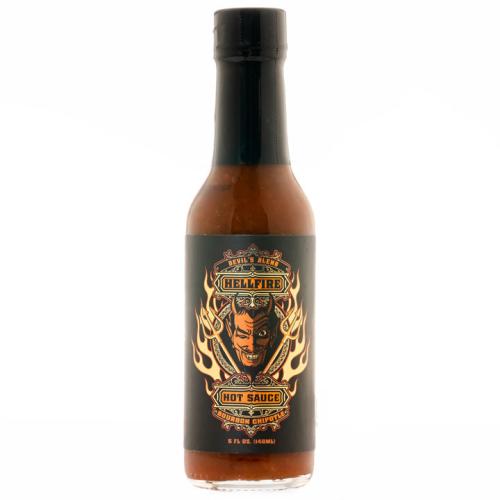 Hellfire Devil’s Blend Bourbon Chipotle Hot Sauce (148ml)