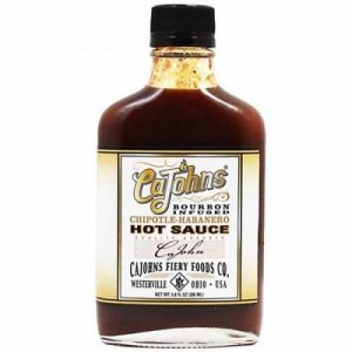 Cajohn's Bourbon Infused Chipotle Habanero Hot Sauce