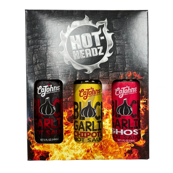 ​CaJohn’s Black Garlic Hot Sauce 3-Pack