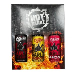 CaJohn's Black Garlic Hot Sauce 3-Pack