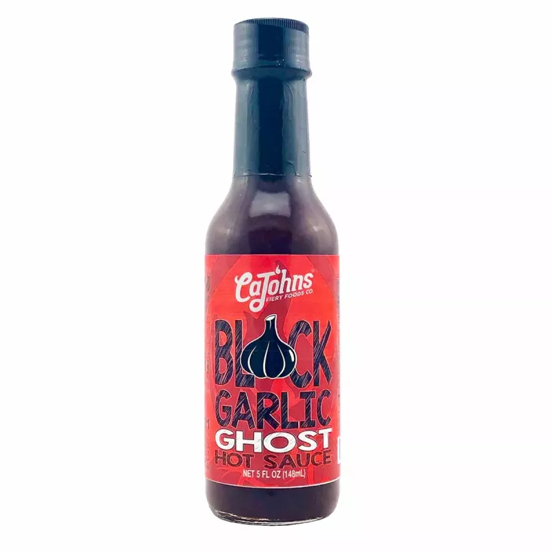 Cajohns Black Garlic Ghost Hot Sauce (148ml)