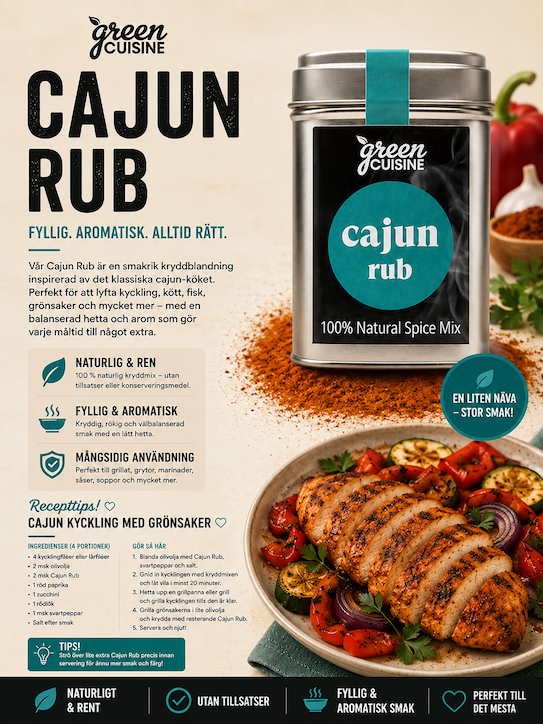 GC Cajun Rub (65g)