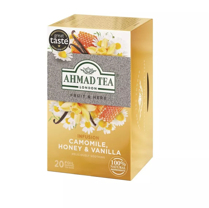 AHMAD TEA Camomile Honey & Vanilla (20 tepåsar)