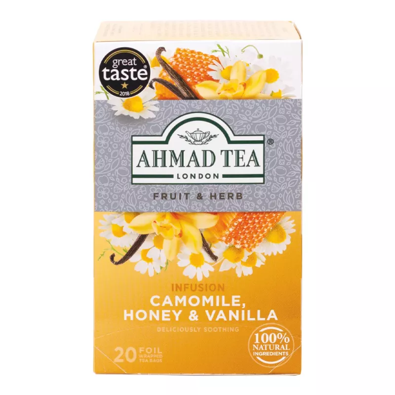 AHMAD TEA Camomile Honey & Vanilla (20 tepåsar)