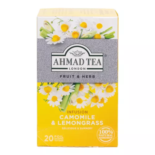 AHMAD TEA Camomile & Lemongrass (20 tepåsar)