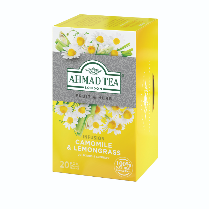 AHMAD TEA Camomile & Lemongrass (20 tepåsar)