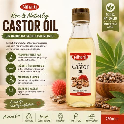 Niharti Ricinolja / Castor Oil (250ml)