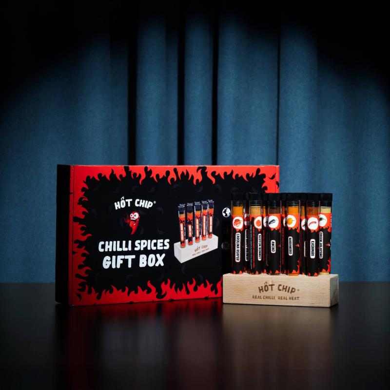 HOT CHIP Chilli Spice Gift Box (10 smaker)