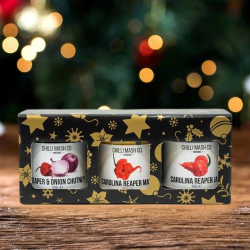 The Reaper Trio - 3x 190g Carolina Reaper Chilli Infusions