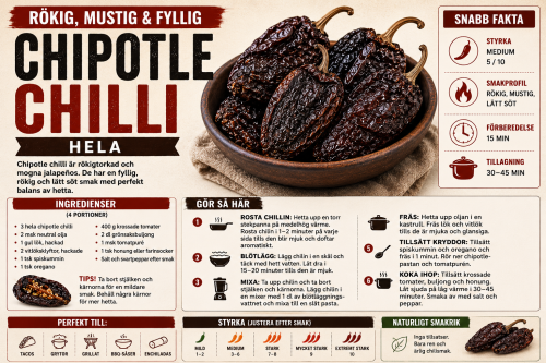 Cool Chile Whole Dried Chipotle Chillies (150g)