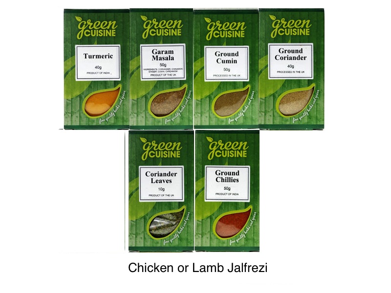 Chicken or Lamb Jalfrezi