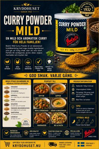Bolst's MILD Curry Powder