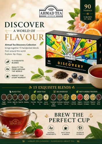 Ahmad Tea Discovery Selection (90 tepåsar)