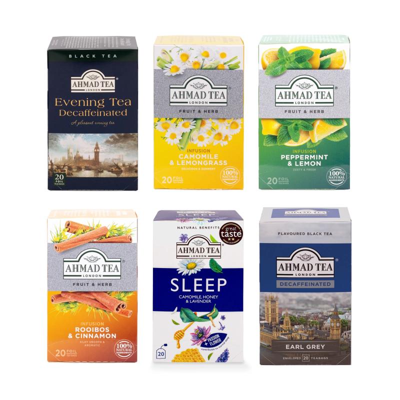 AHMAD TEA Relaxing Tea Bundle (6x20 tepåsar)