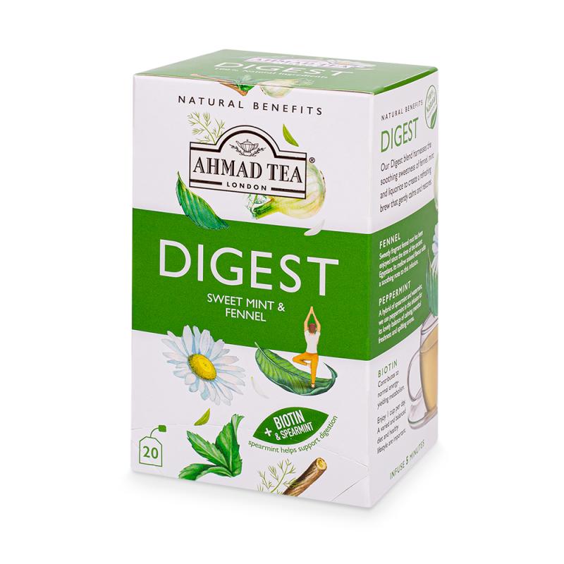 AHMAD TEA "DIGEST" Sweet mint & Fennel (20 tepåsar)