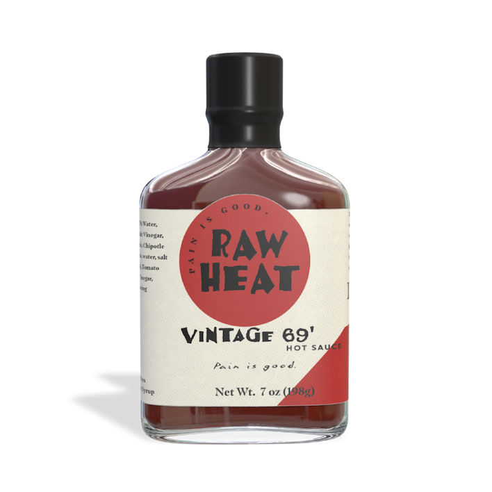 Raw Heat Vintage 69​ Hot Sauce  210gr