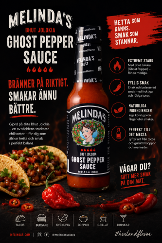 Melinda's Bhut Jolokia Ghost Pepper Hot Sauce (148ml)