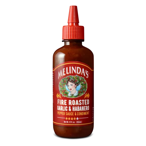 Melinda’s Fire Roasted Garlic & Habanero Pepper Sauce & Condiment (355ml)