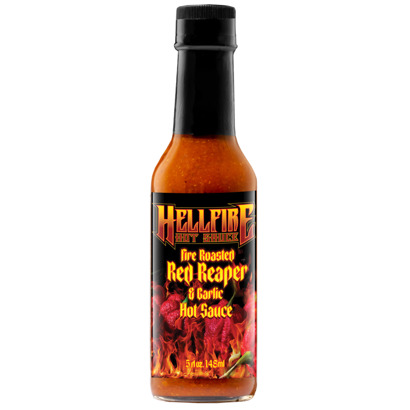 Hellfire Fire Roasted Red Reaper & Garlic Hot Sauce (148ml)