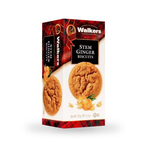 Walkers Stem Ginger Biscuits (150g)