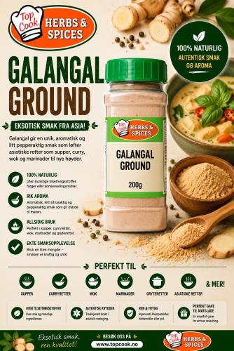GC Galangal, Mald (200g)