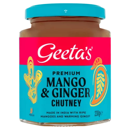 Geeta's Premium Mango & Ginger Chutney (230g)