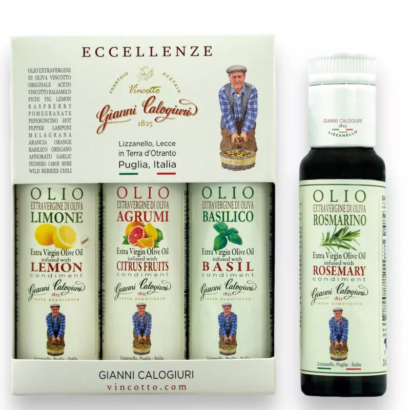 Gianni Calogiuri Extra Virgin Olive Oils Gift Pack (3x100ml)