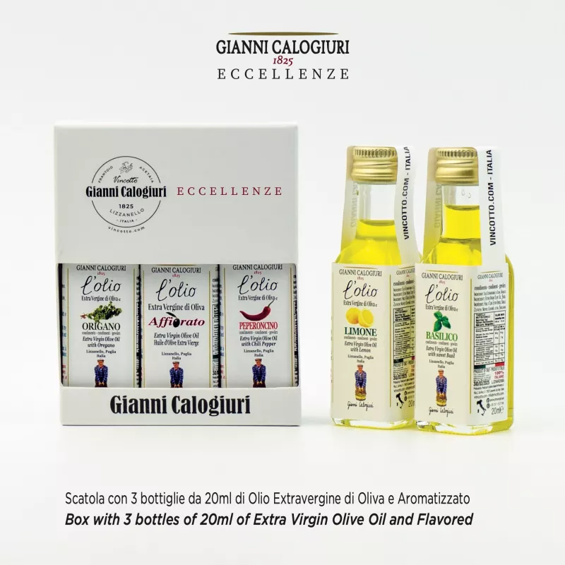 Gianni Calogiuri Extra Virgin Oil & Aroma (3x20ml)