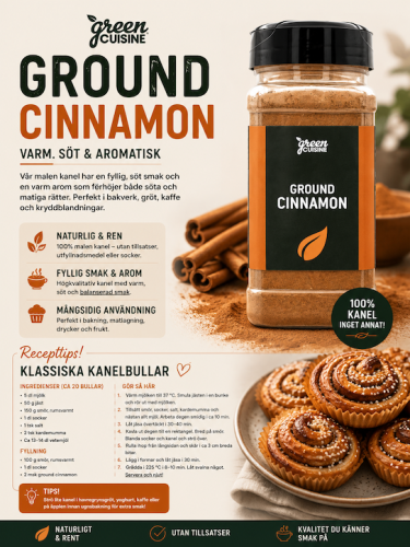 GC Ceylon Kanel, Mald (220g)