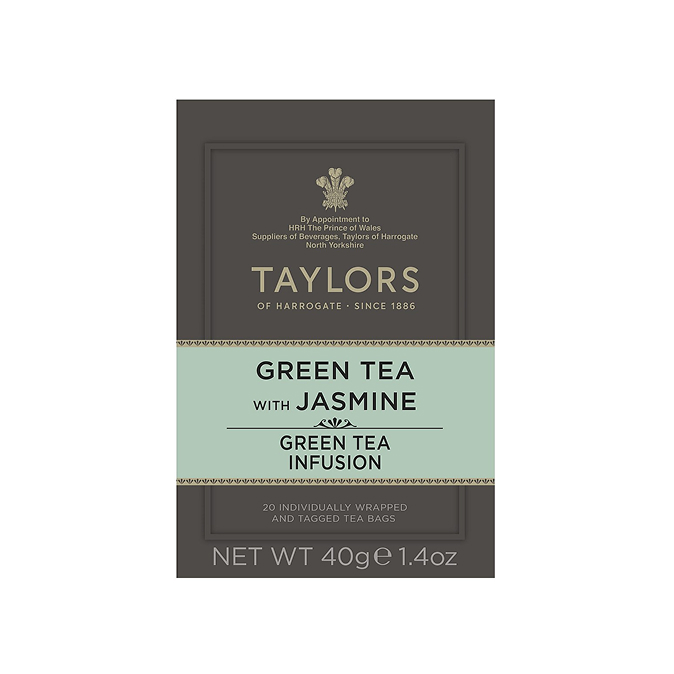 Taylors of Harrogate Green Tea with Jasmine (20 tepåsar)