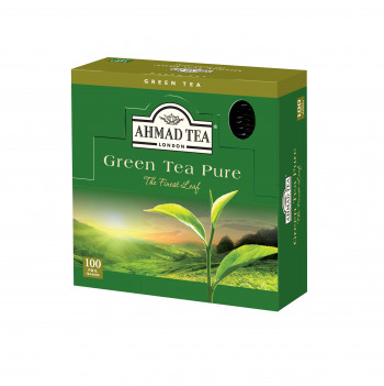 GRÖNT TE folie  100 tepåsar / GREEN TEA - PURE 100 Foil Teabags