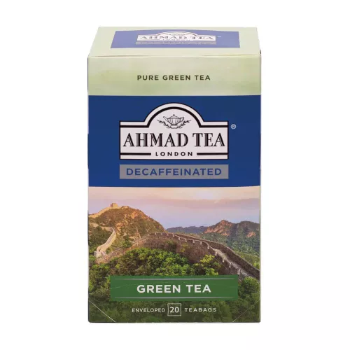 AHMAD TEA Green Tea (koffeinfritt, 20 tepåsar)