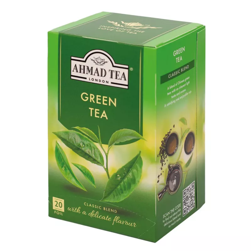 AHMAD TEA Green Tea Pure (20 tepåsar)