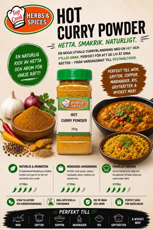 GC Currypulver, Het (250g)